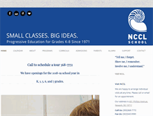 Tablet Screenshot of ncclschool.com